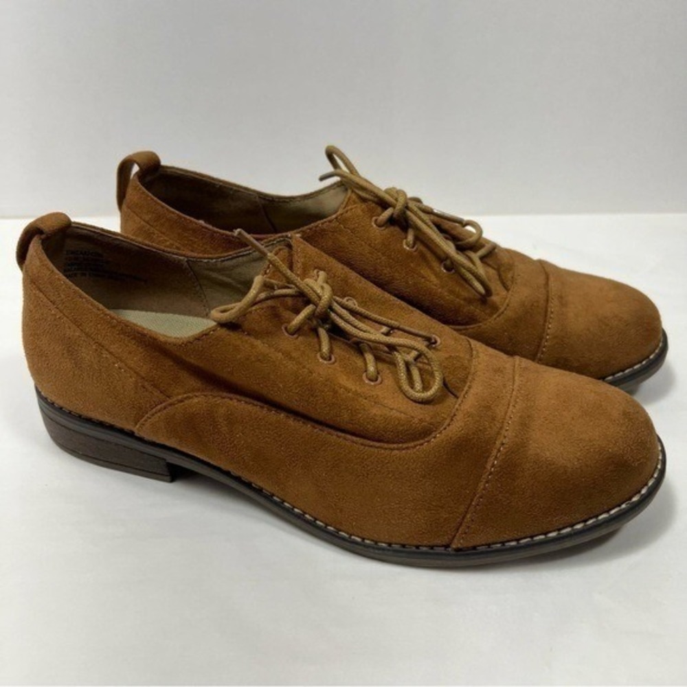ComfortView Suede Lace Up Flat Shoes Size 10m